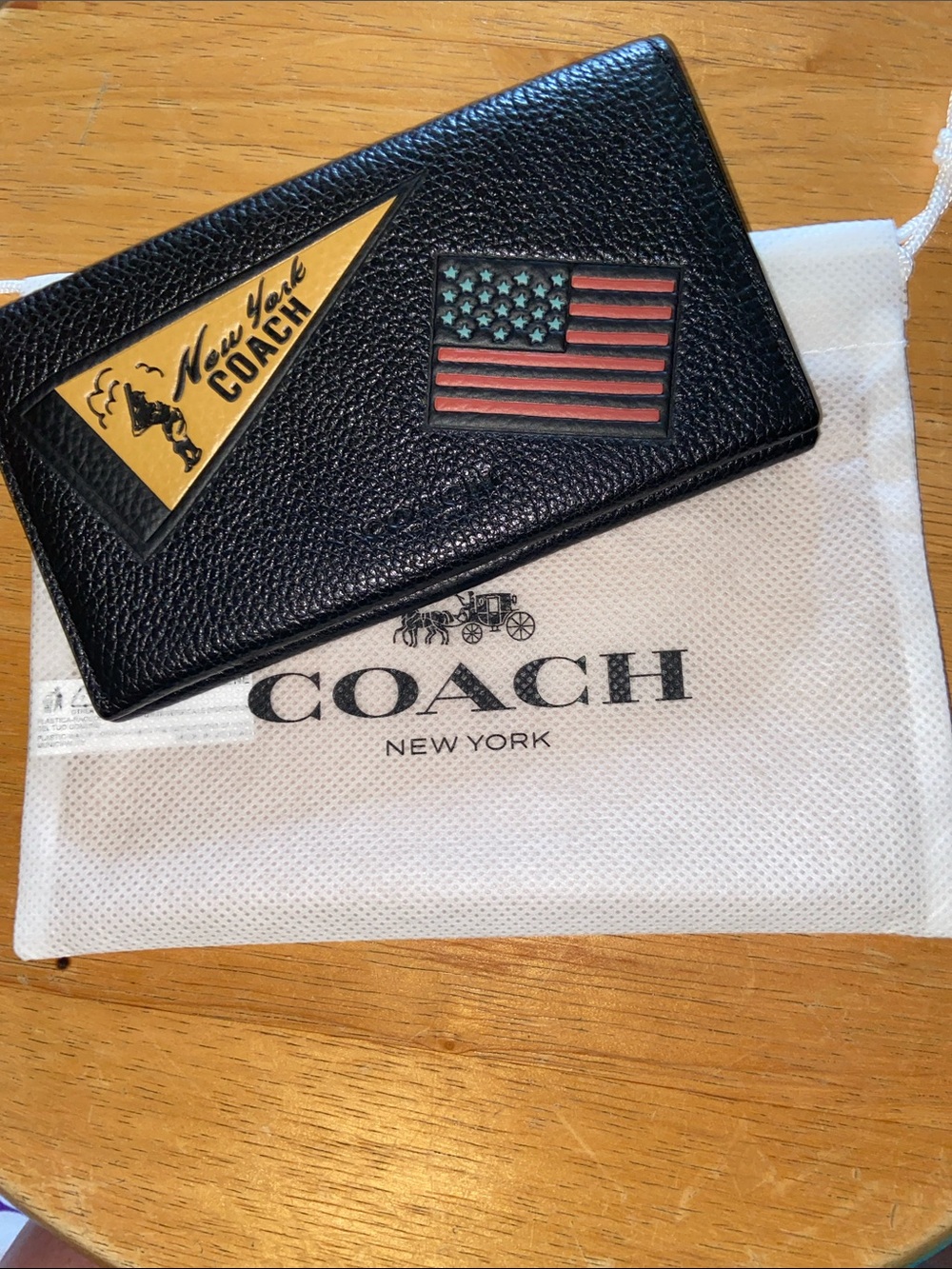 Coach Universal Phone Case w Patches NWOT